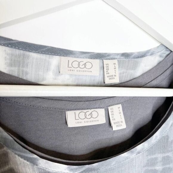 LOGO LORI GOLDSTEIN Ruffle Tunic - Picture 4 of 7